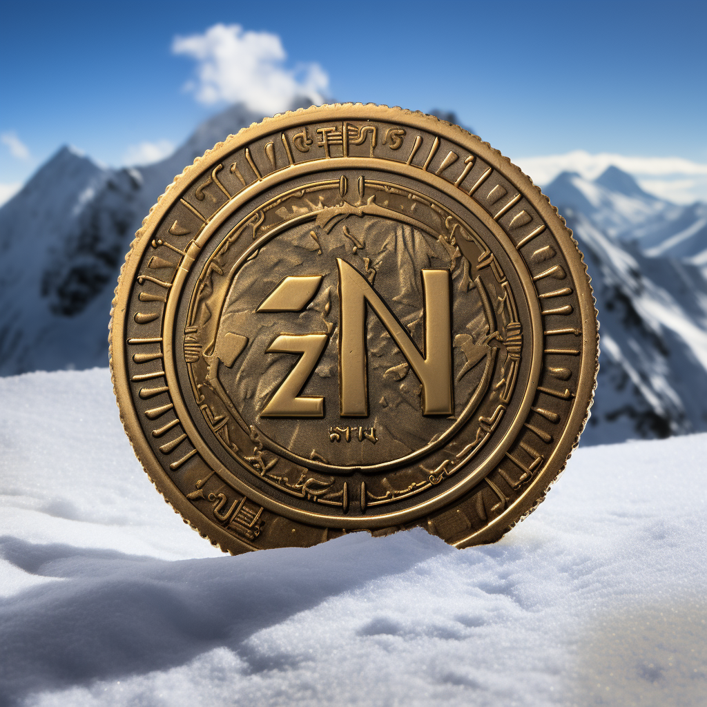 IZN Coin Snow Mountain