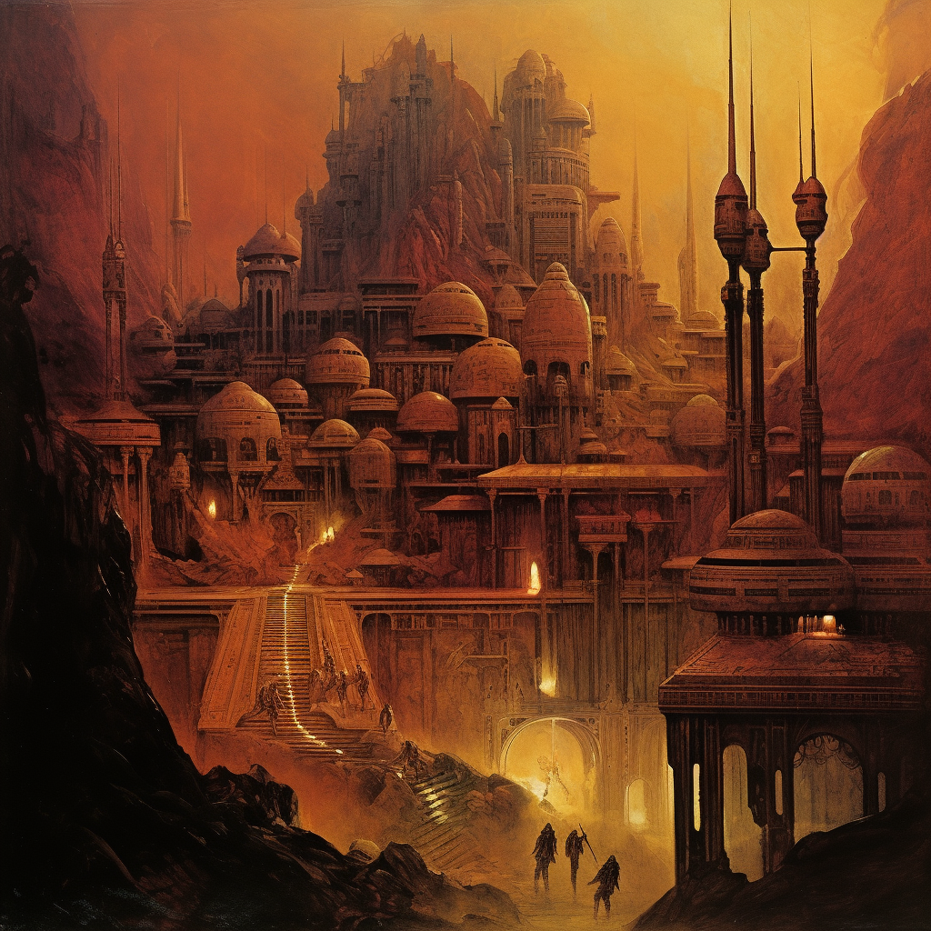 Jabbas Palace Star Wars Fantasy Art