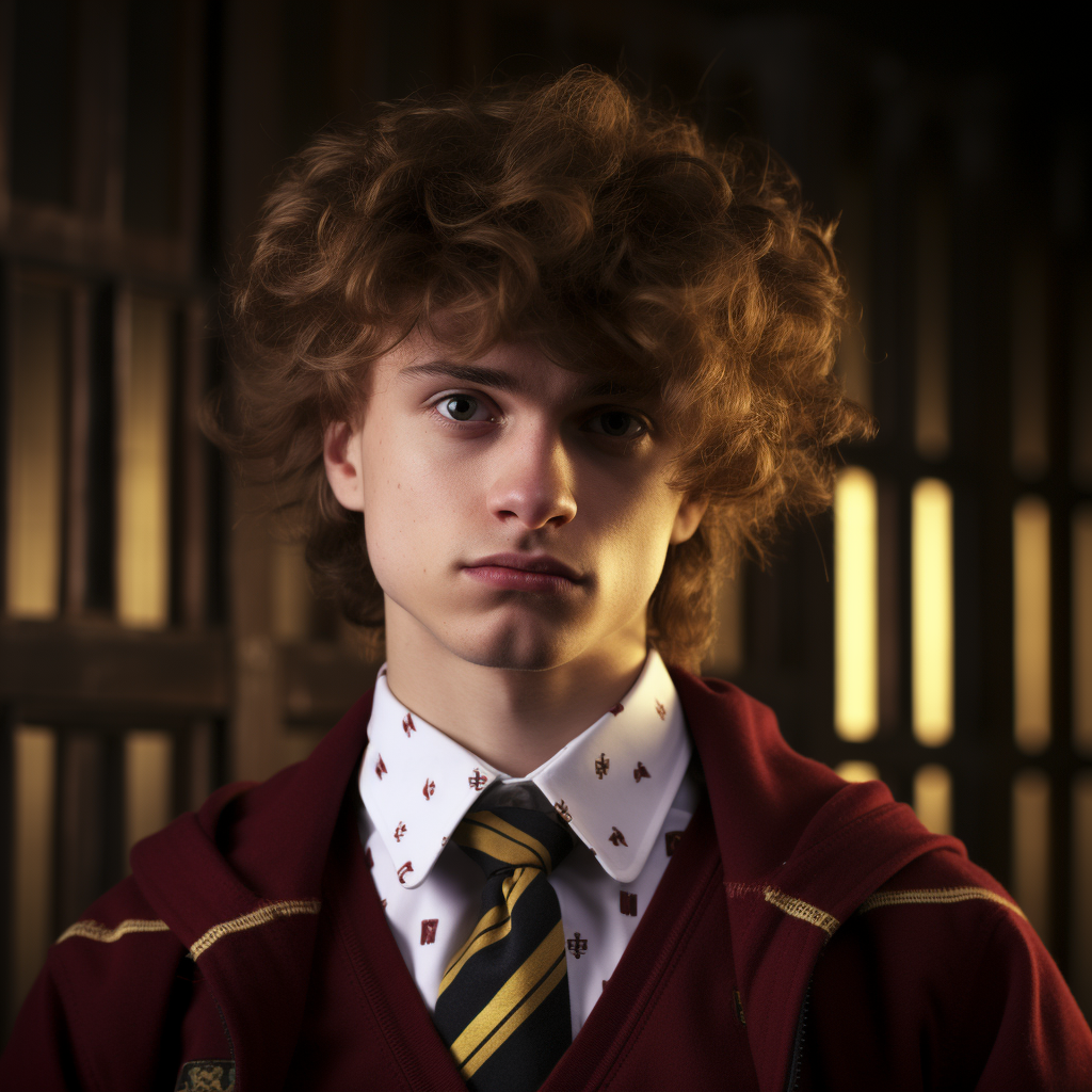 Male Teenage Hogwarts Student Jack Champion