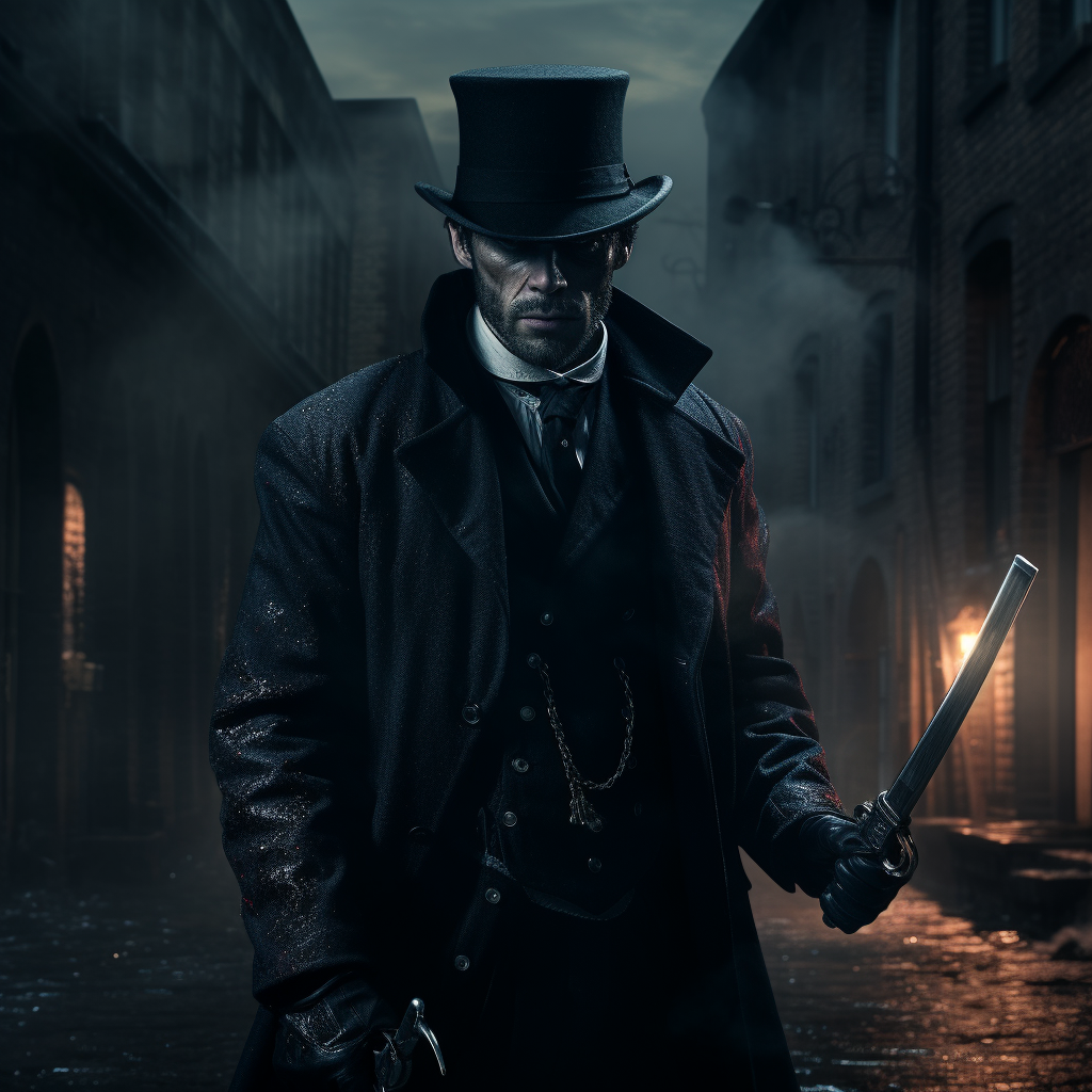 Realistic Jack the Ripper with Knife