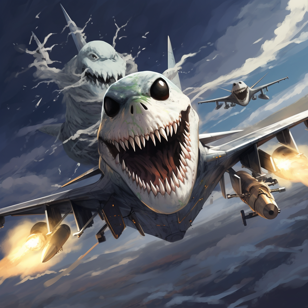 Jack Skellington and Zero in F-35 Lightning