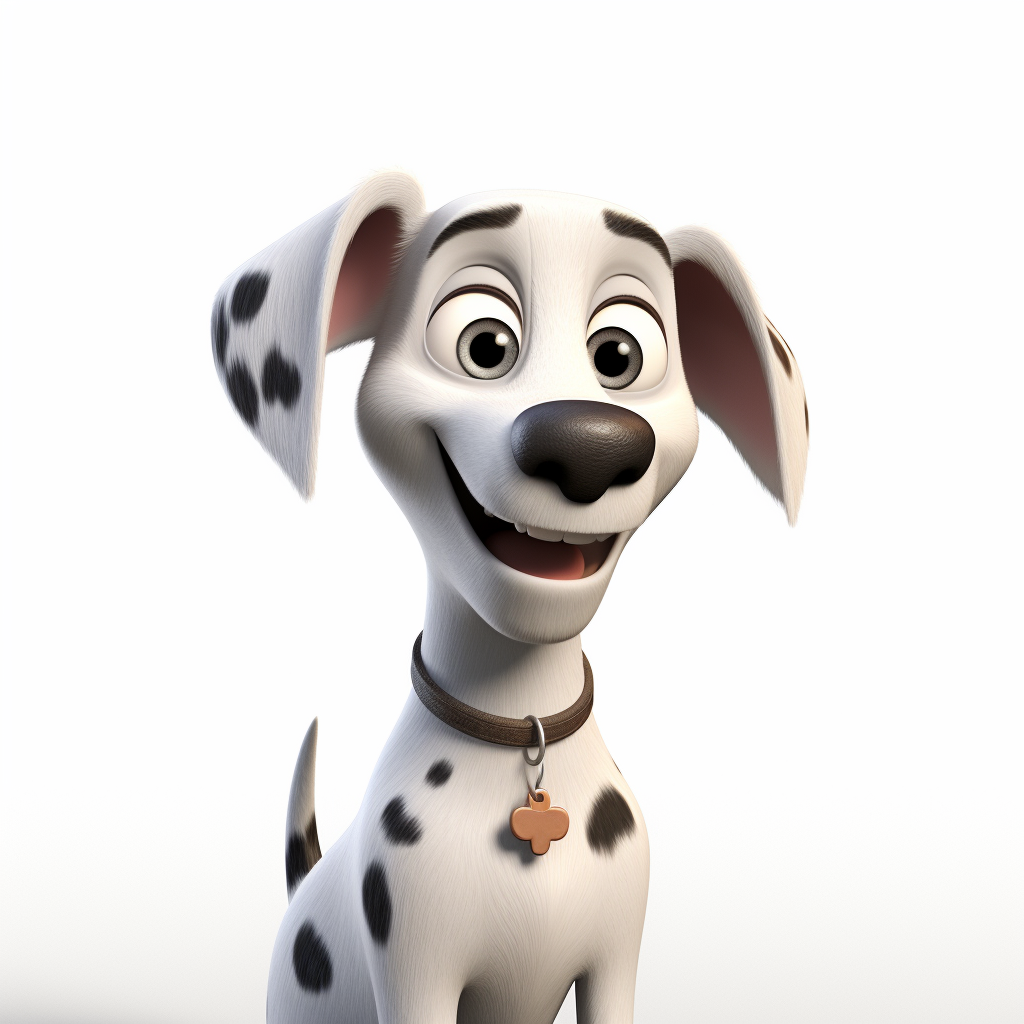 Jagdterier dog in Pixar animation style