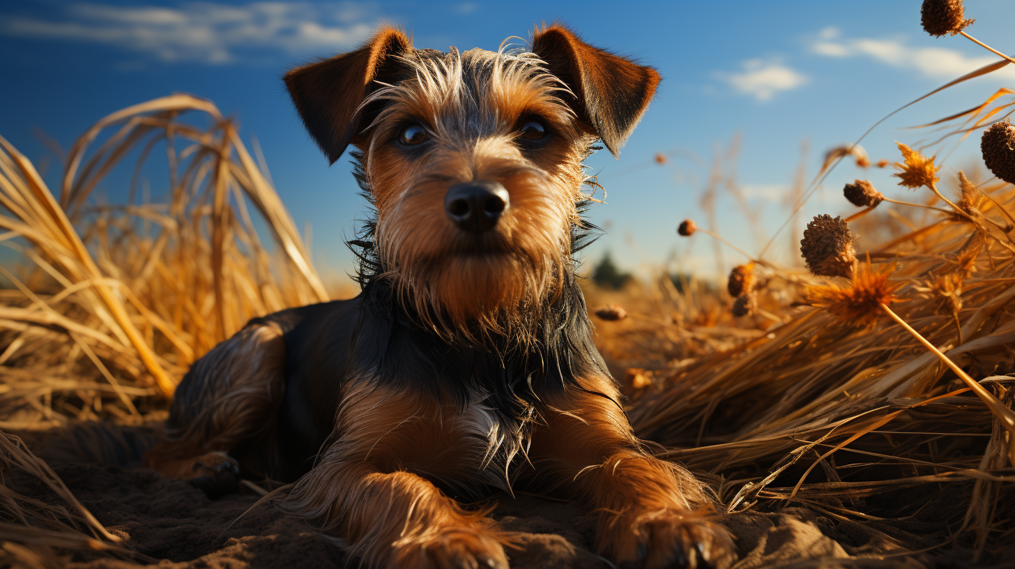 Jagdterrier in natural setting