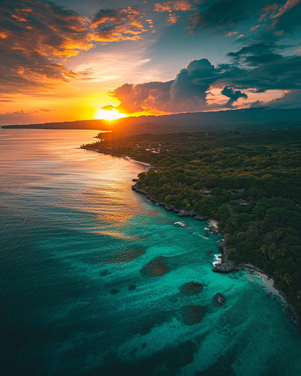 Jamaica drone photography by Canon EOS