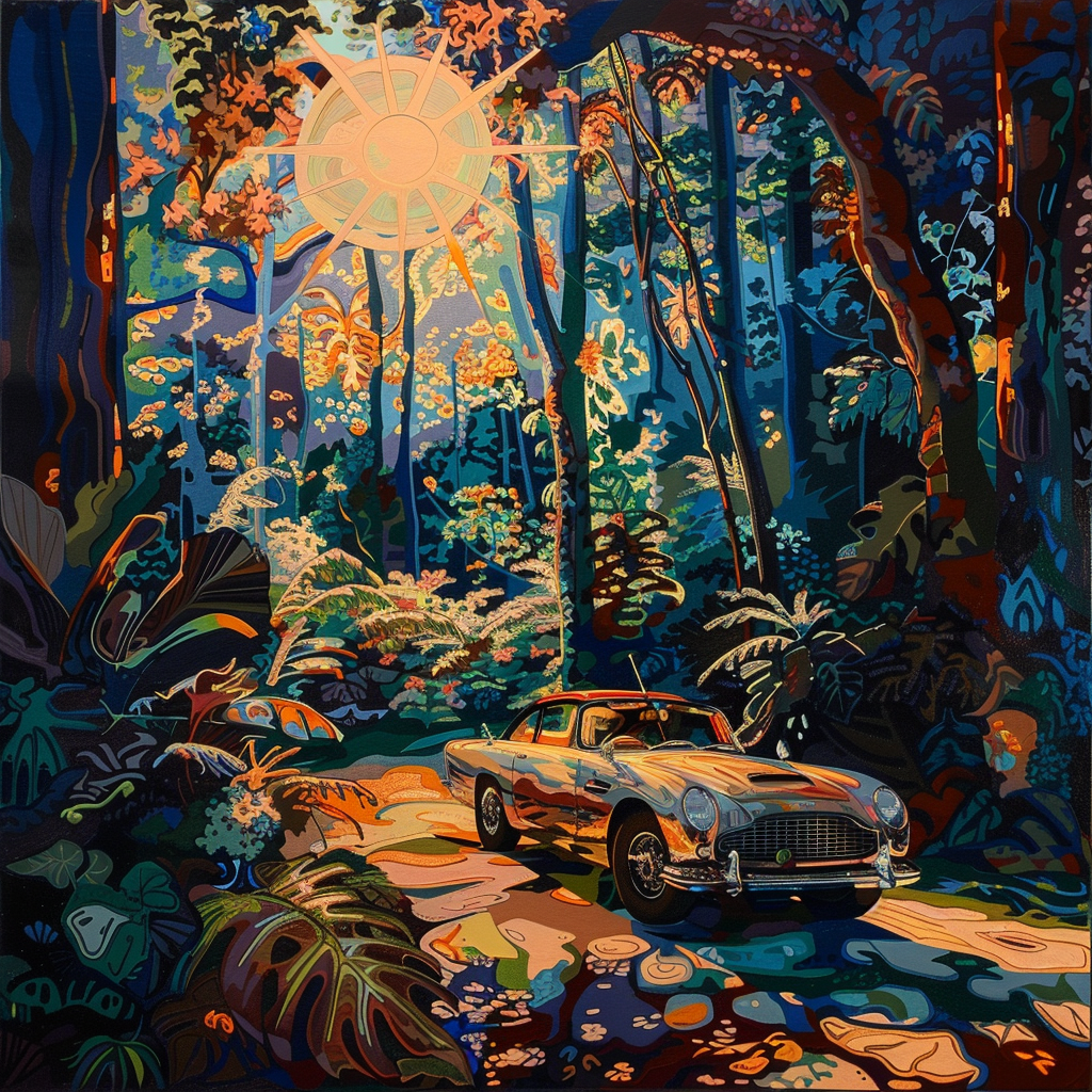 James Jean Car in Woods