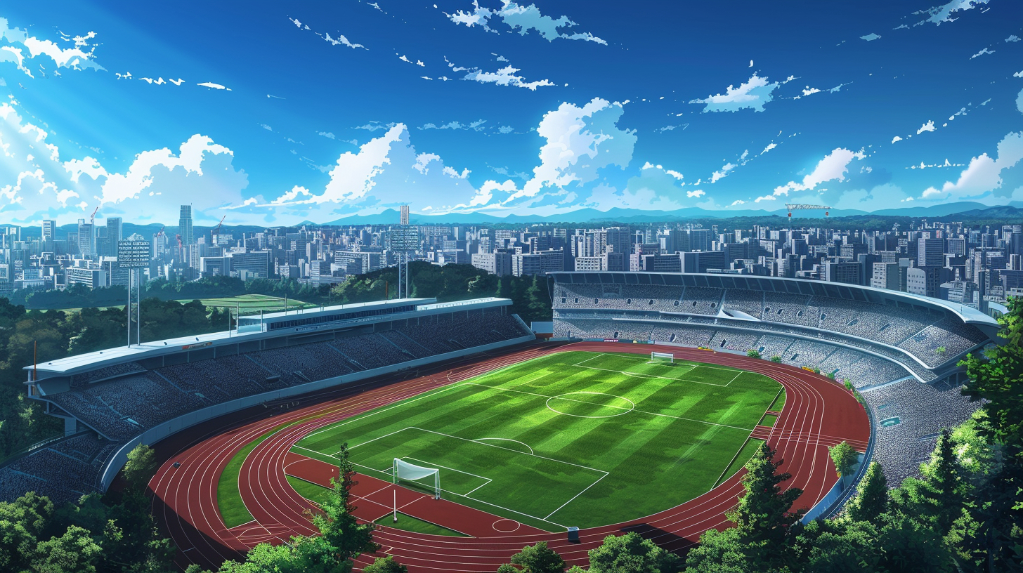 Anime Stadium Top View