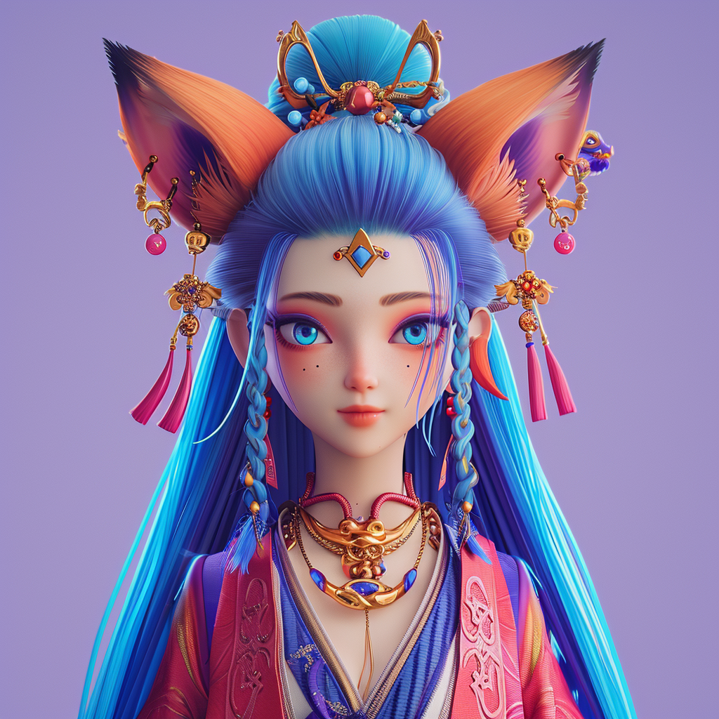 Japanese Empress Fox Girl Allure