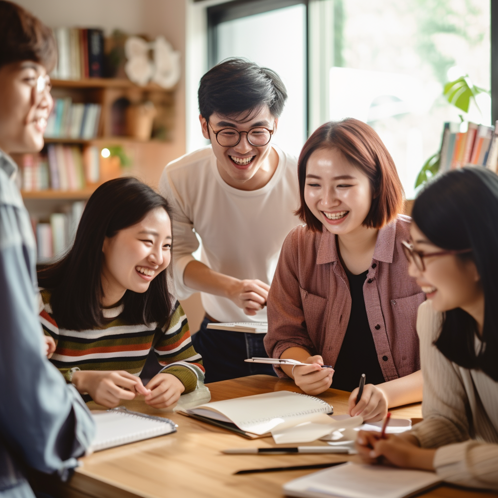 Japanese people learning English