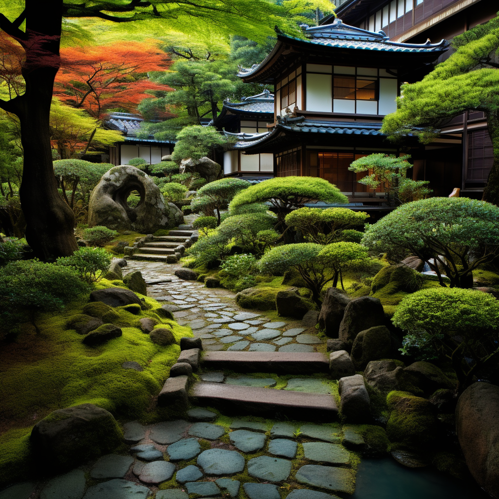 Beautiful Japanese Style Garden