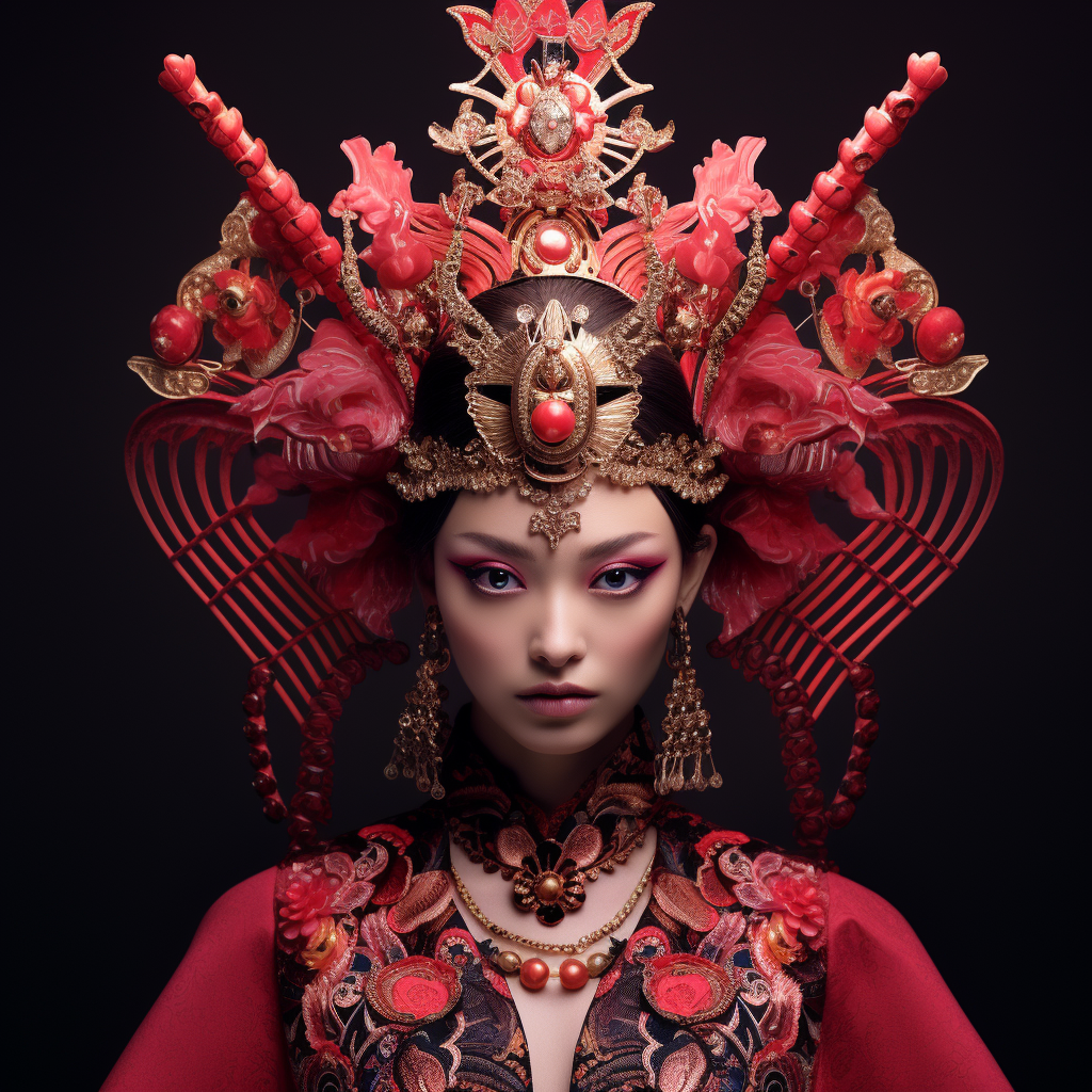 Traditional Japanese Culture Crown