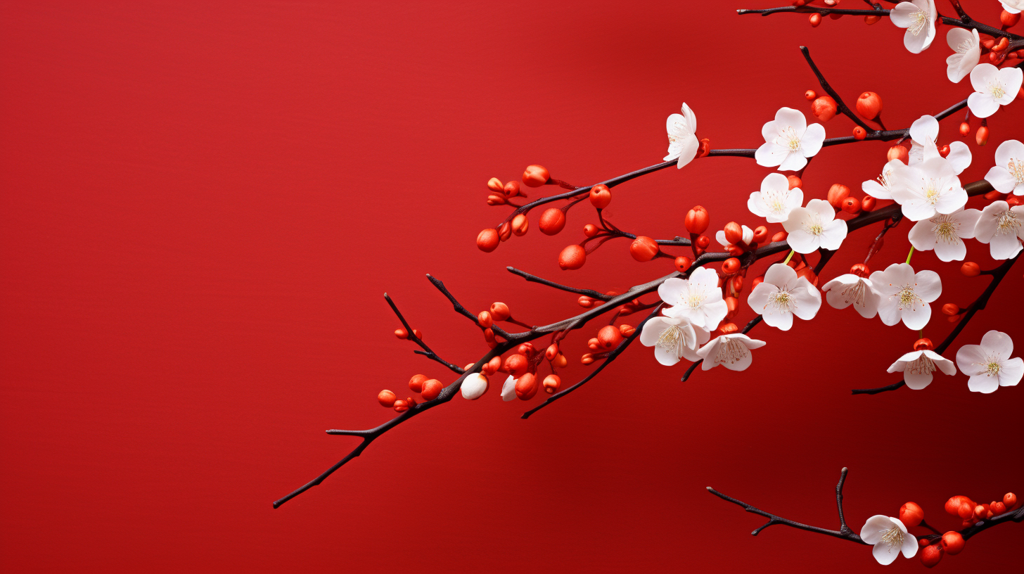 Traditional Japanese New Year flower decoration