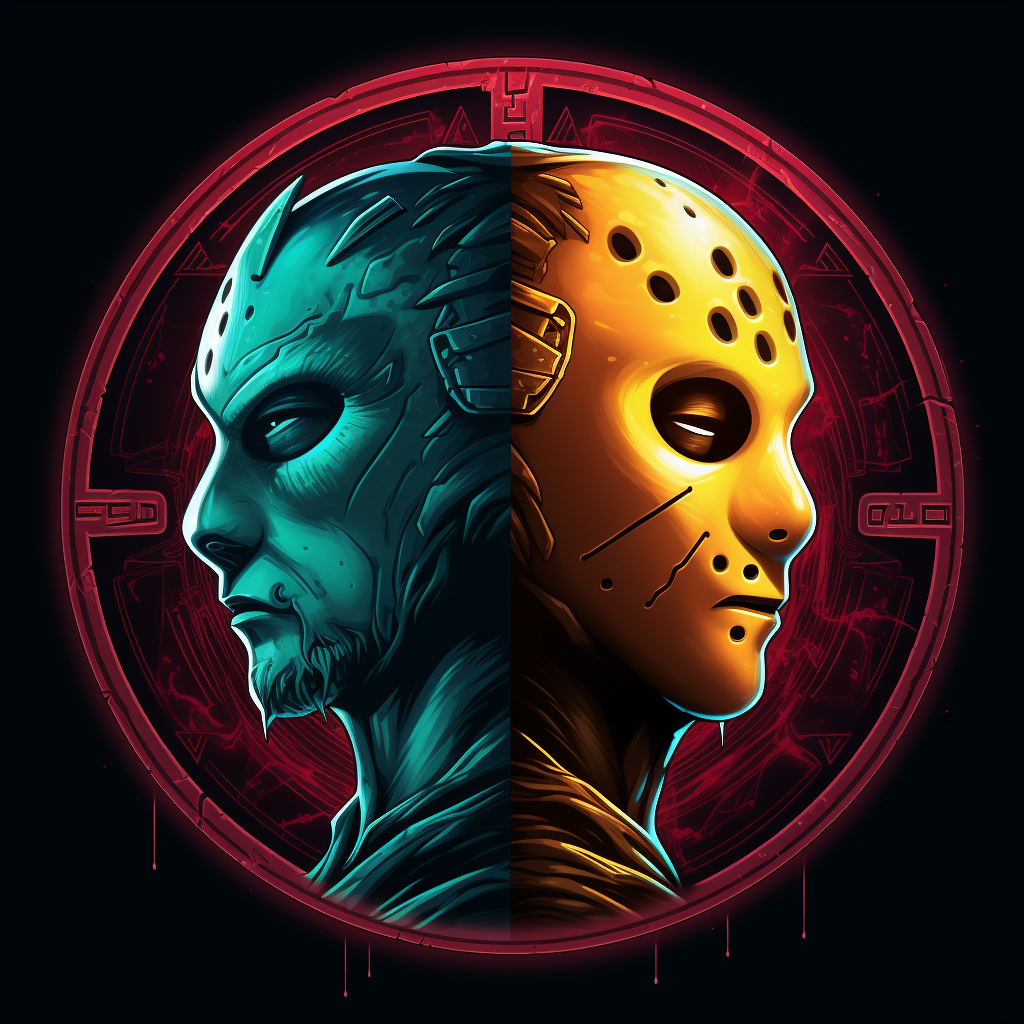 Jason and Freddy facing each other