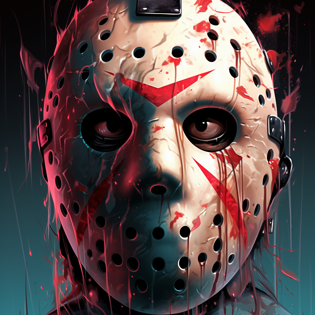 Retro Jason Friday 13th Poster