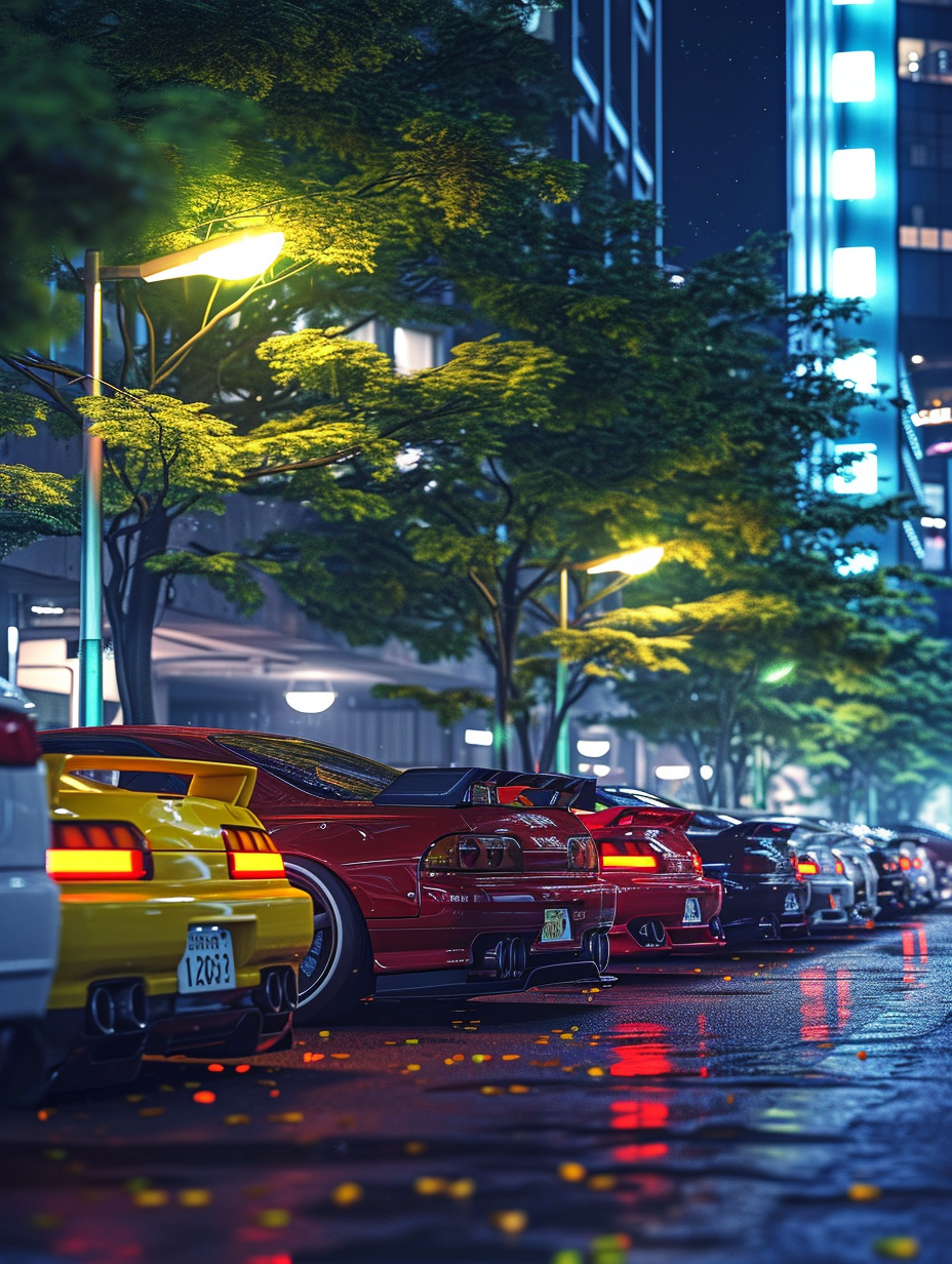 JDM Car Meet Tokyo Car Park