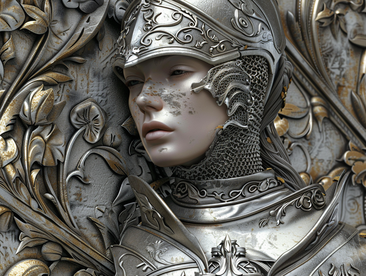 Intricate Jeanne d'Arc Artwork