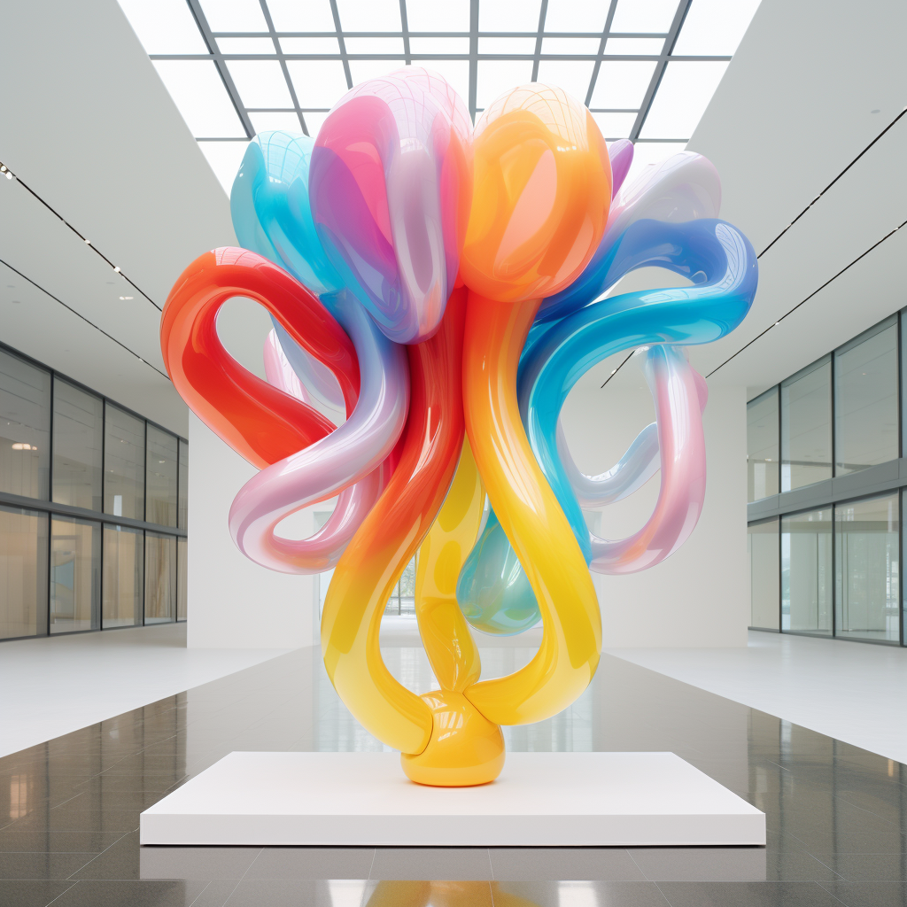 Colorful Balloon Sculpture by Jeff Koons