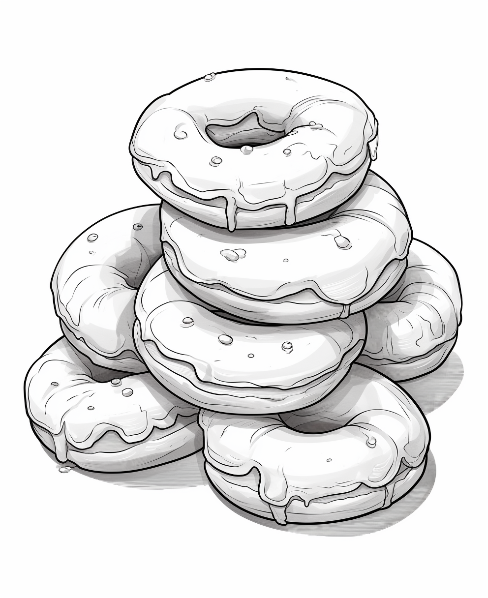 Jelly-Filled Donuts Illustration