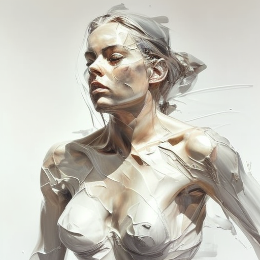 Jenny Saville painting of female figure