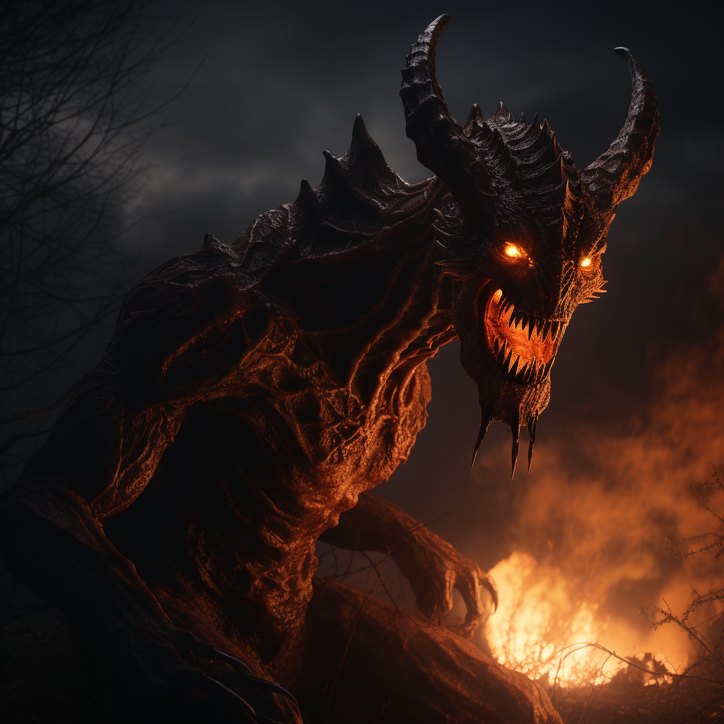 Jersey Devil Cinematic Lighting Image