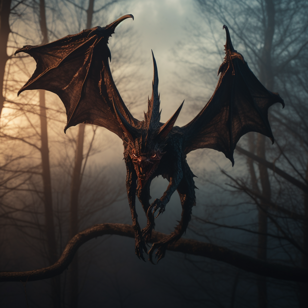 Jersey Devil Flying Cinematic Lighting