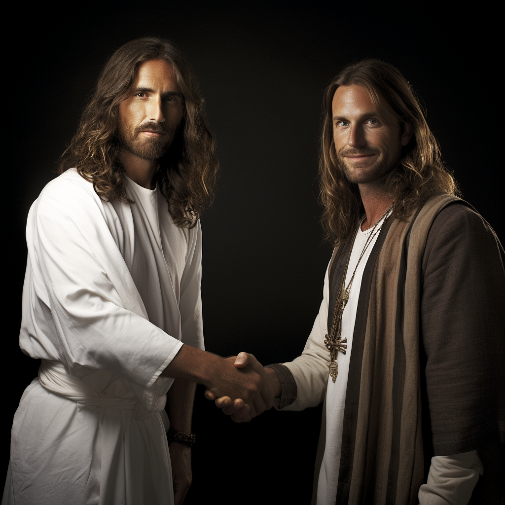 Jesus Christ and John Dehlin Shake Hands