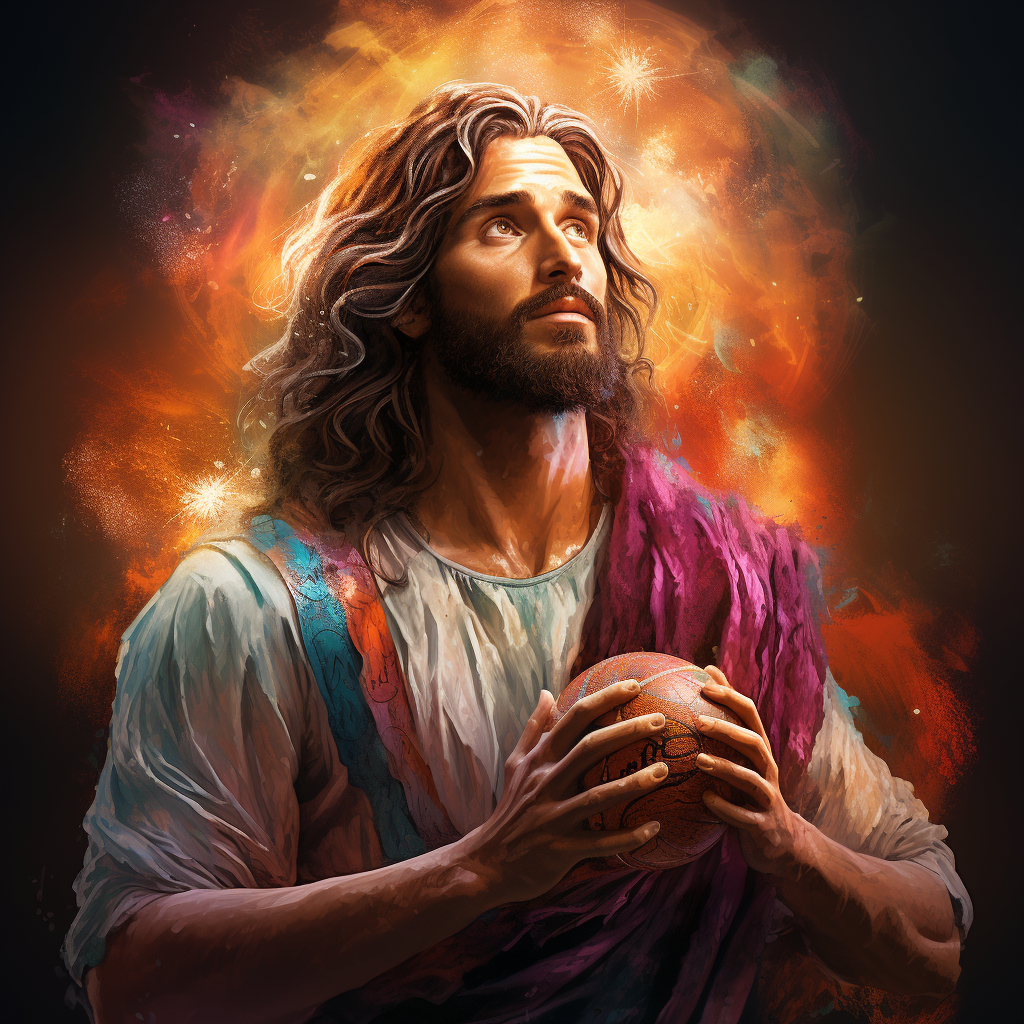 Jesus Christ NBA Logo Image