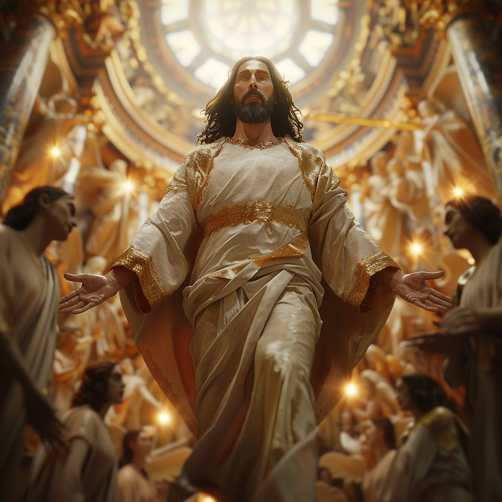 Jesus Hosts of Heaven Unreal Engine