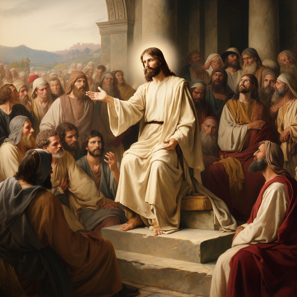 Jesus beginning his public ministry