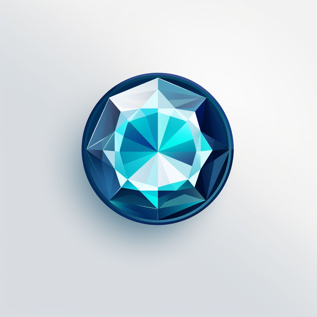 Clean and contemporary jeweler's loupe logo design