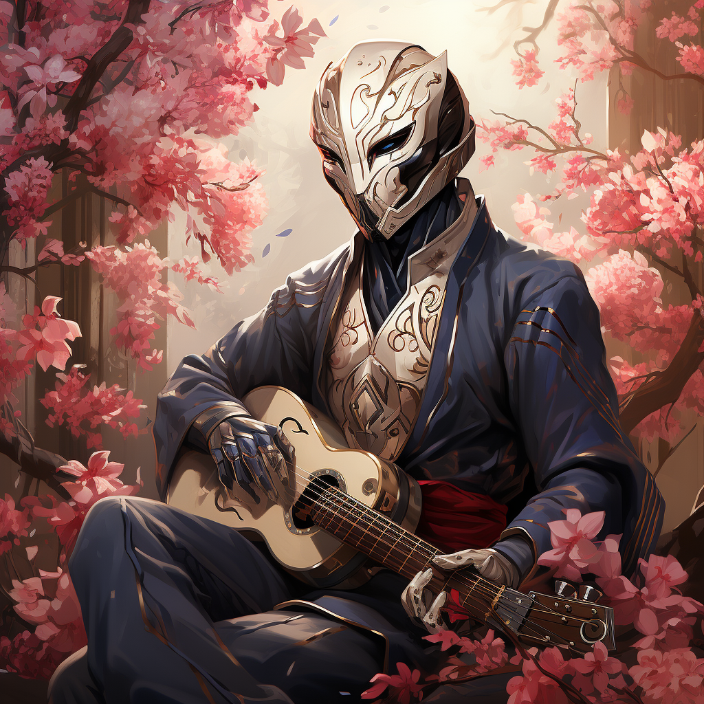 Jhin, the Virtuoso with Japanese Aesthetic