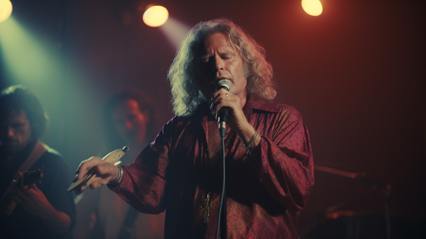 83-year-old Jim Morrison performing live