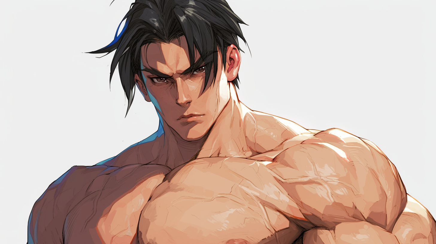 Asain man Jin Kazama