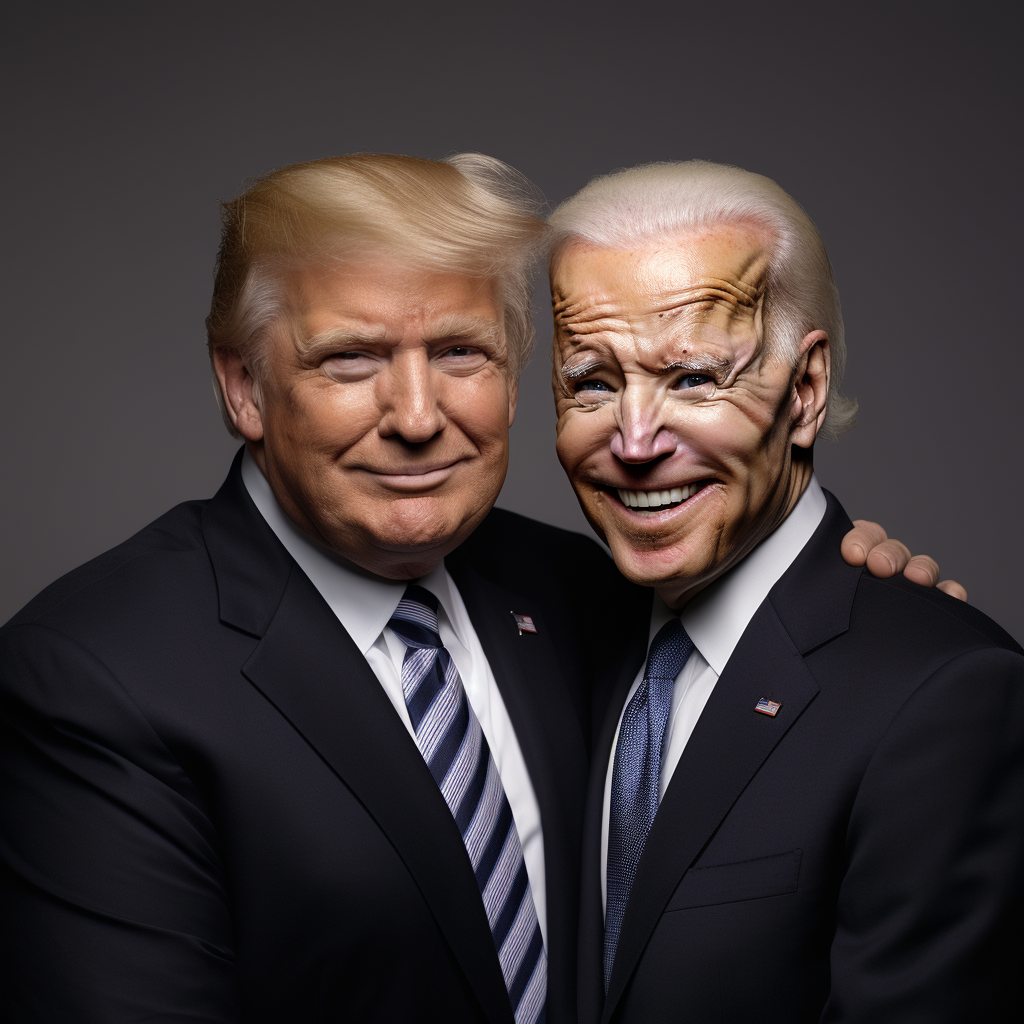 Biden with Trump's hair