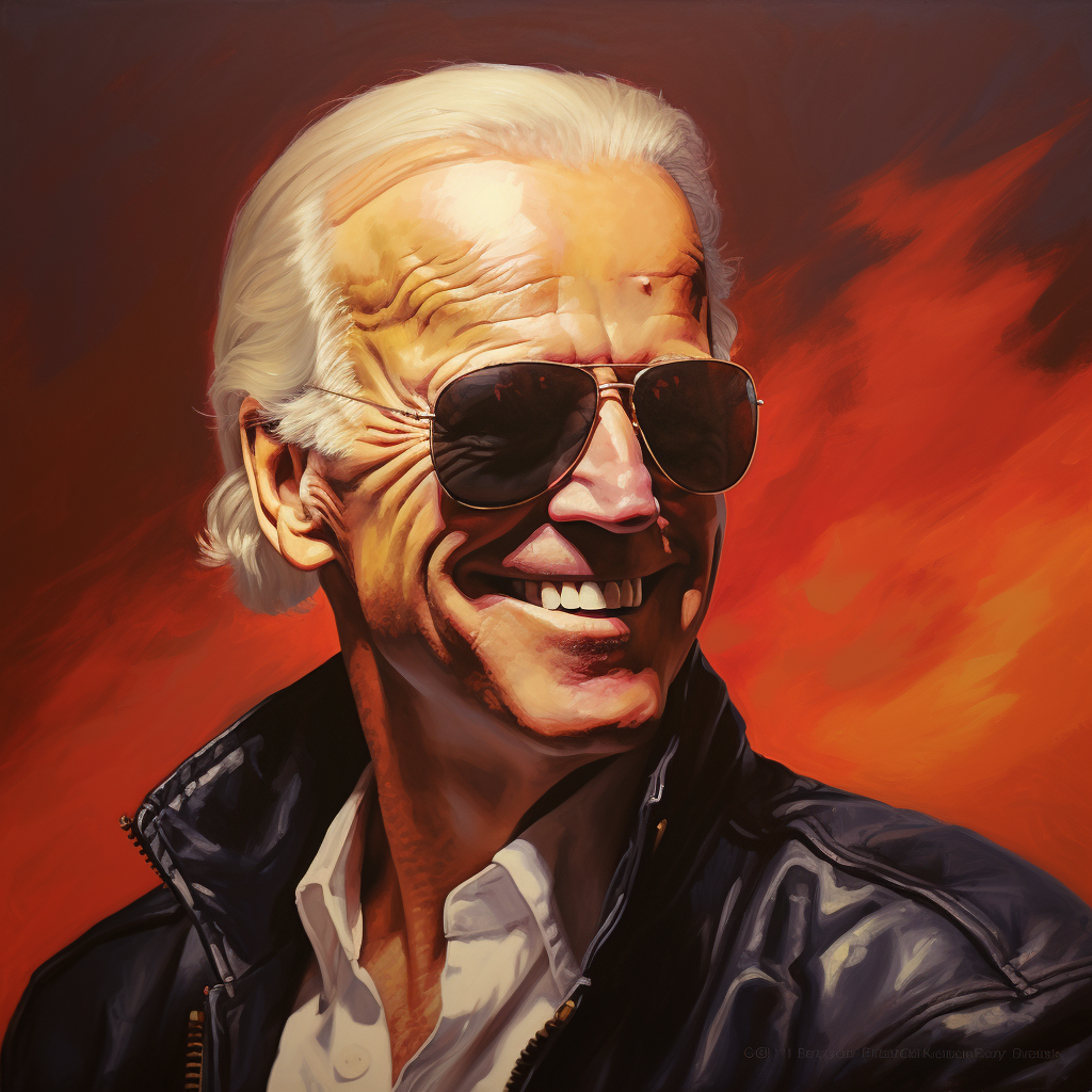 Joe Biden Aviators Badass Image