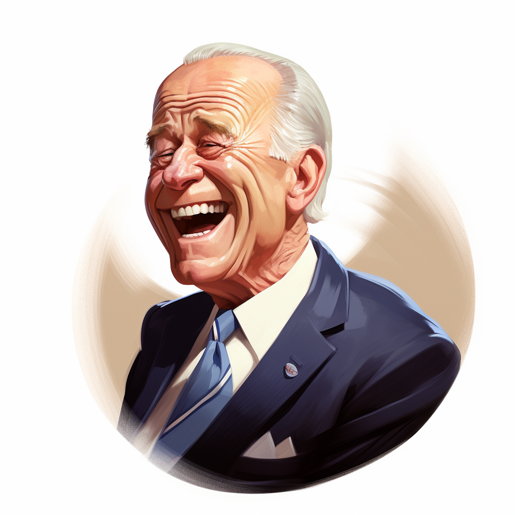 Joe Biden illustration by Ralph Bakshi