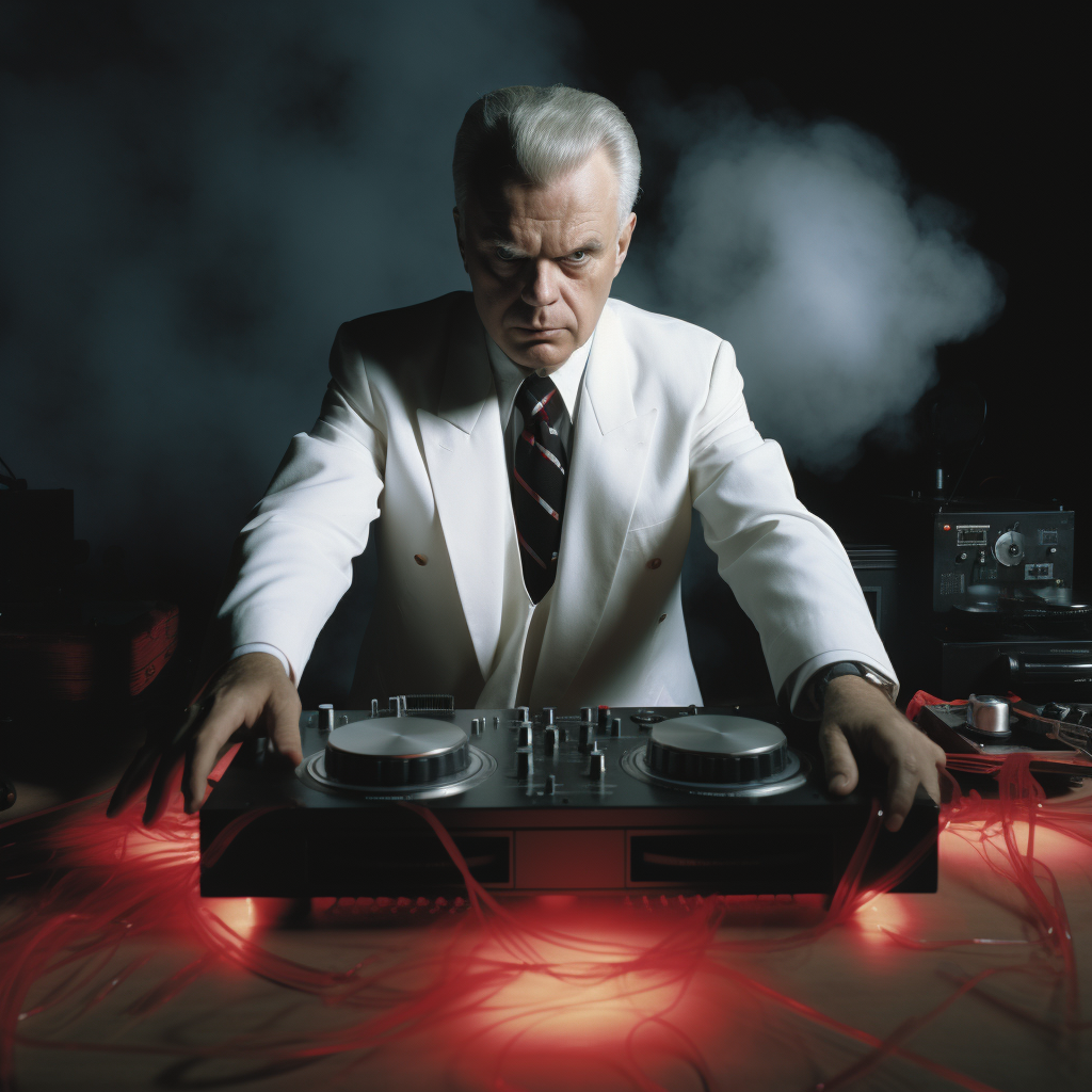 John Diefenbaker as Techno DJ