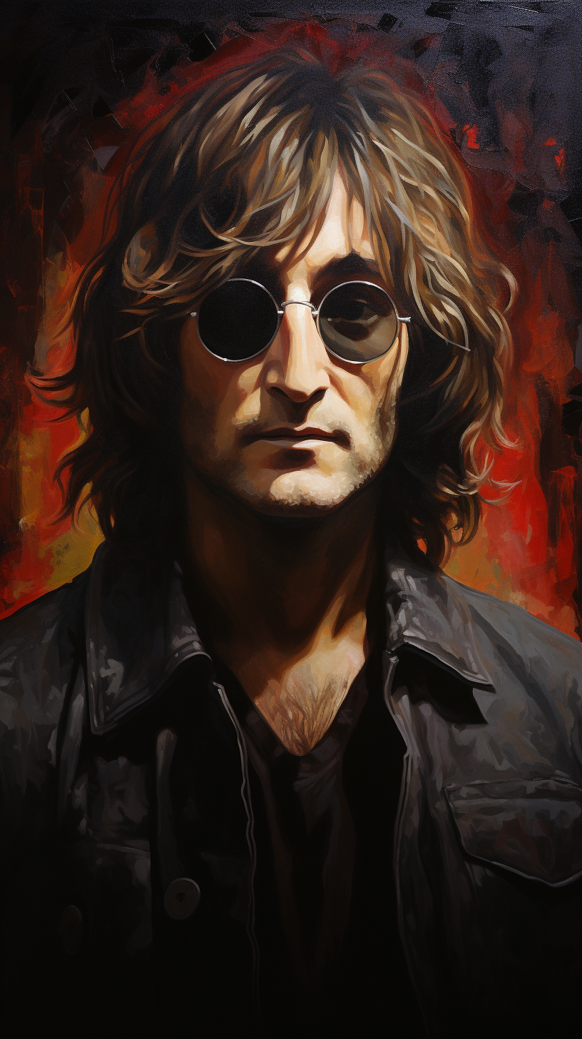 Portrait of John Lennon