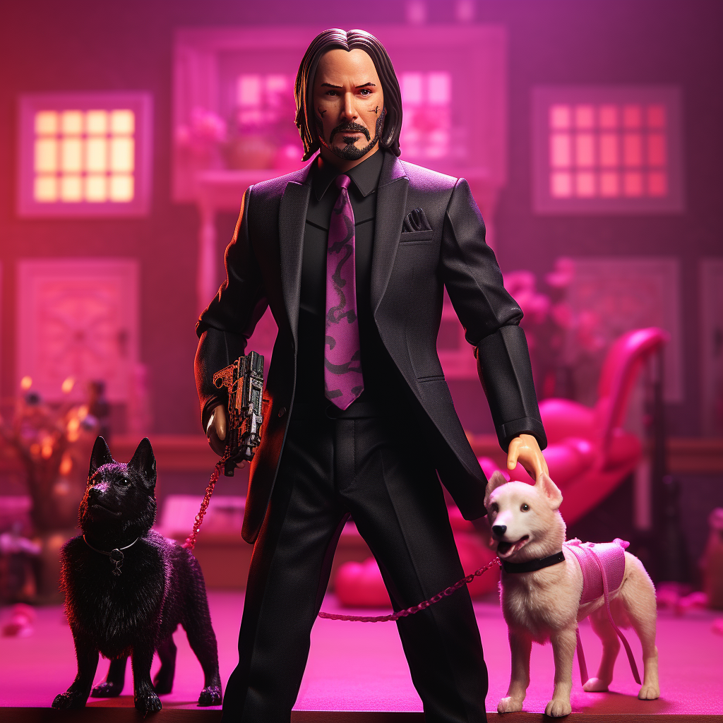 John Wick explores the Barbie world