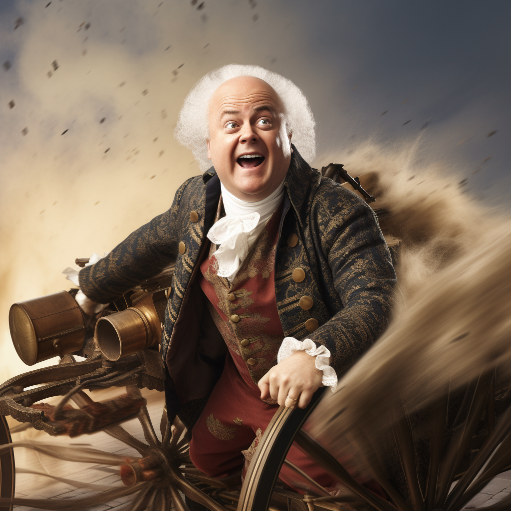 John Adams giving speed to Congress