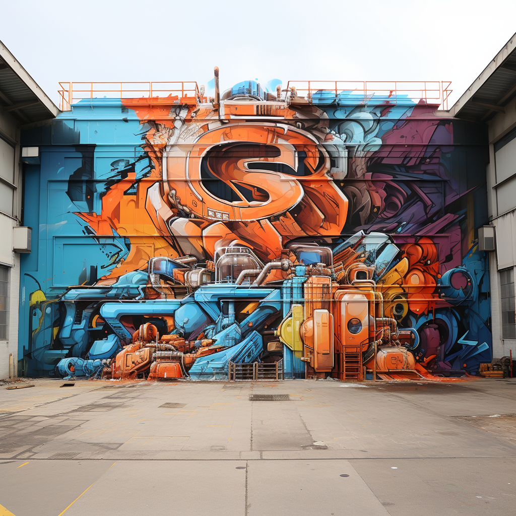 Colorful graffiti artwork by Johnfinn