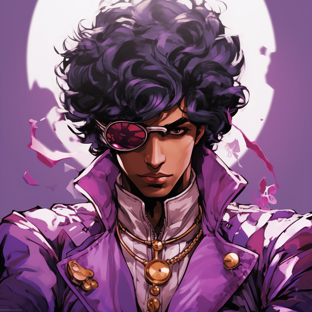 Prince in Jojo's art style  ?