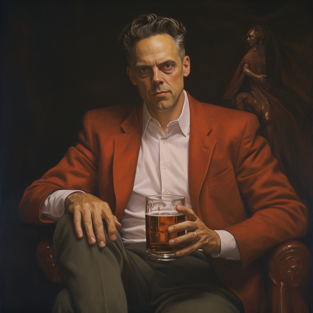 Jordan Peterson locked in a box