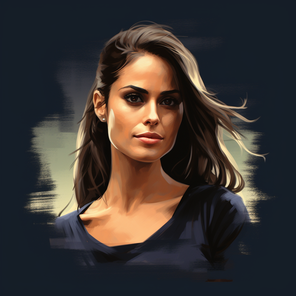 Jordana Brewster T-Shirt Design by Artgerm