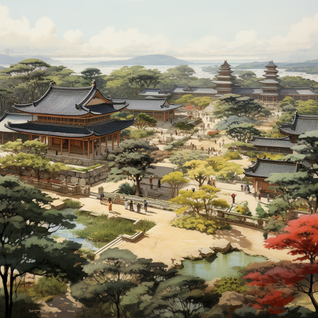 Reconstructed Joseon Dynasty Garden