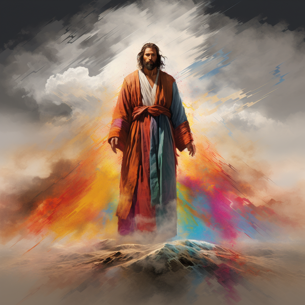 Image of Joseph's colorful coat