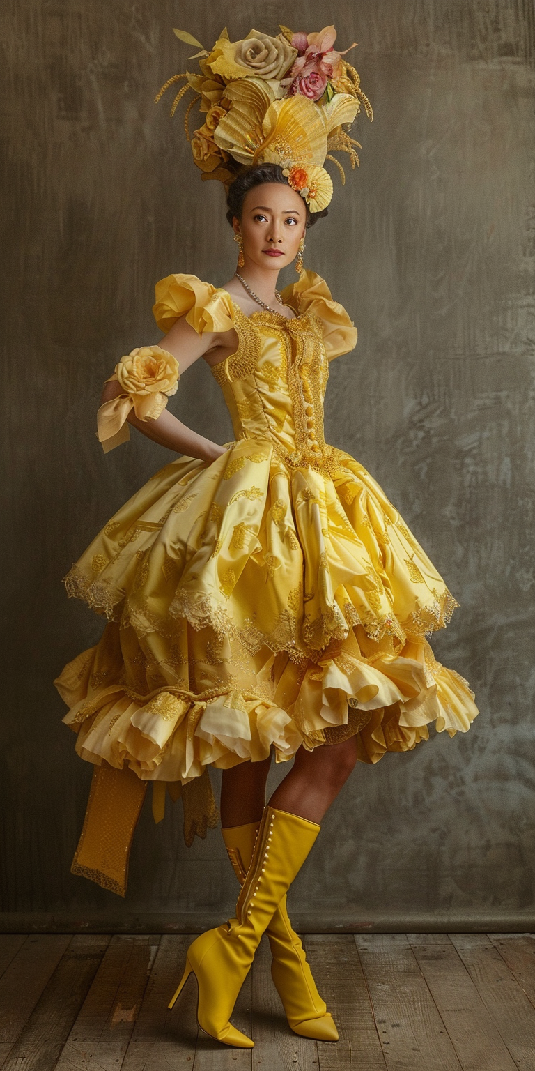 Joseph Gordon Levitt yellow dress