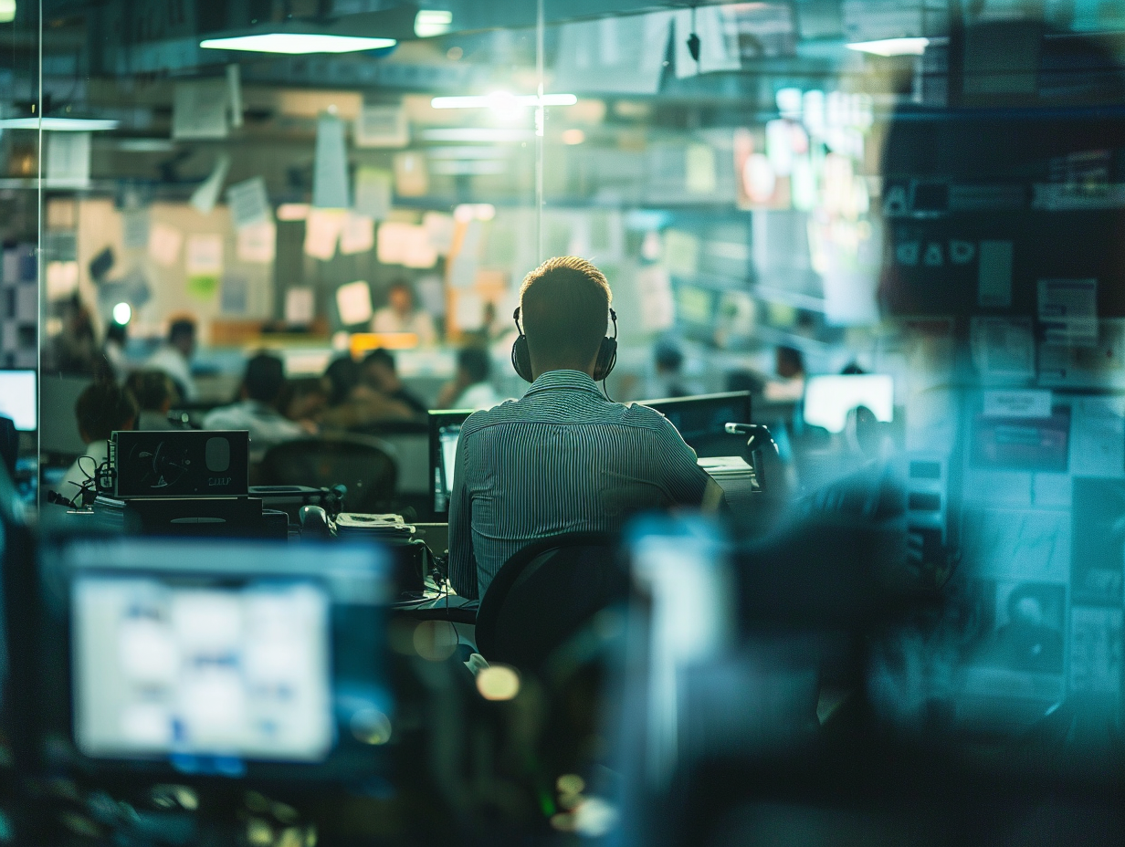 journalist newsroom photography