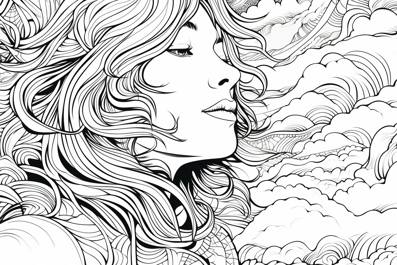 Black and white vector lines in a journey