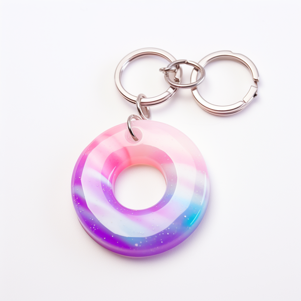 Colorful Joyka Resin Keychain