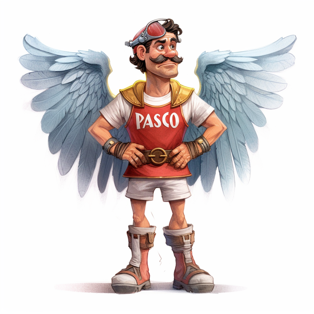 Image of Juan Carlos Pastor in Asterix and Pixar style